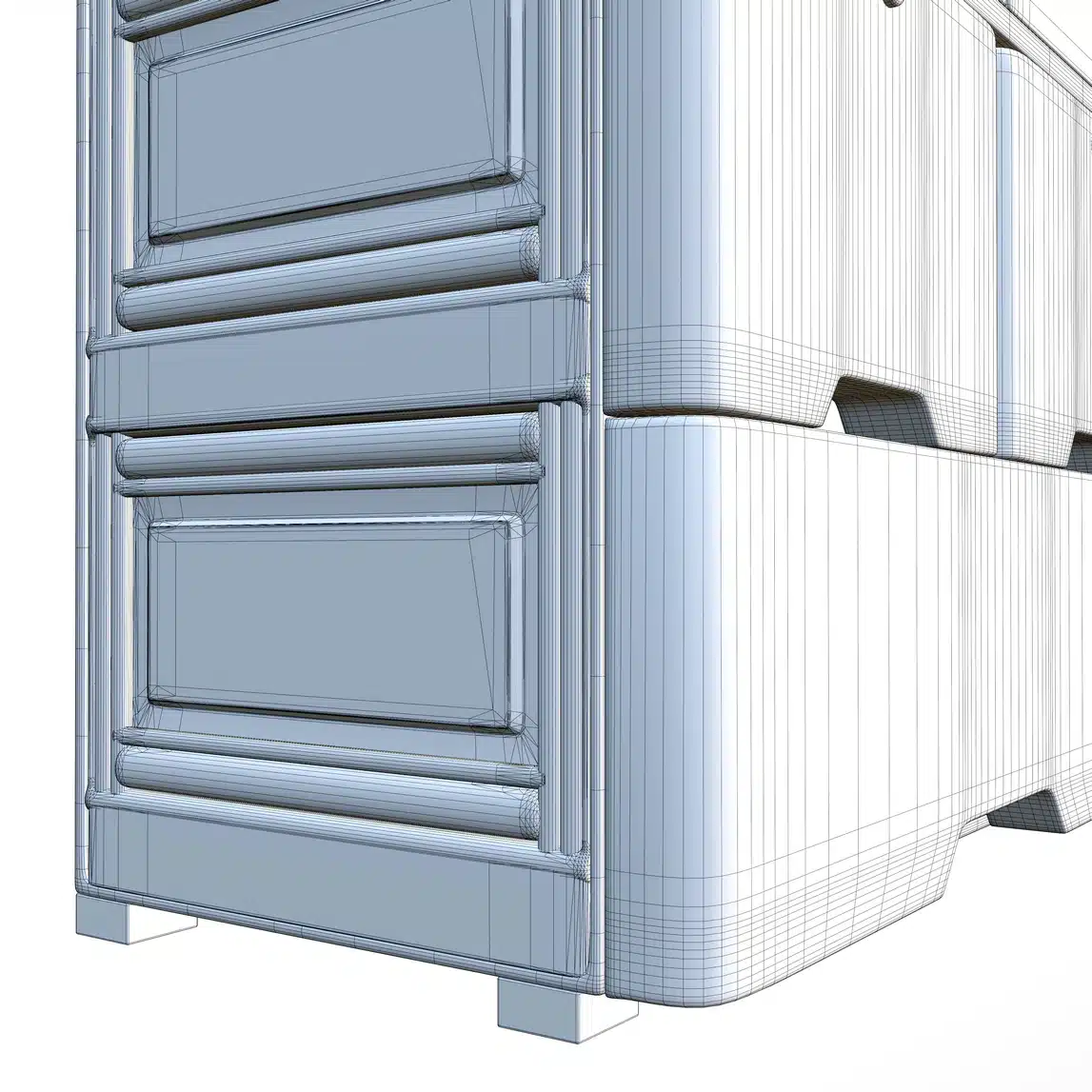 Kids Space Theme Wardrobe 3D Model - Image 19