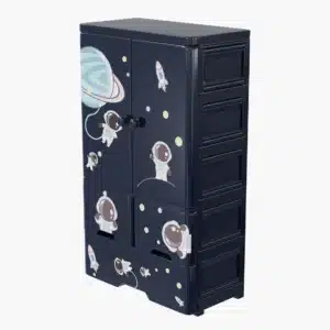 Kids Space Theme Wardrobe 3D Model