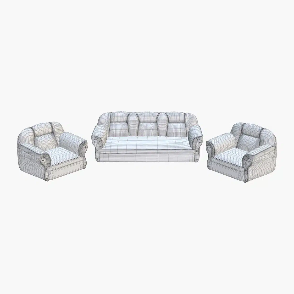 Leather Sofa 3D Model - Image 13