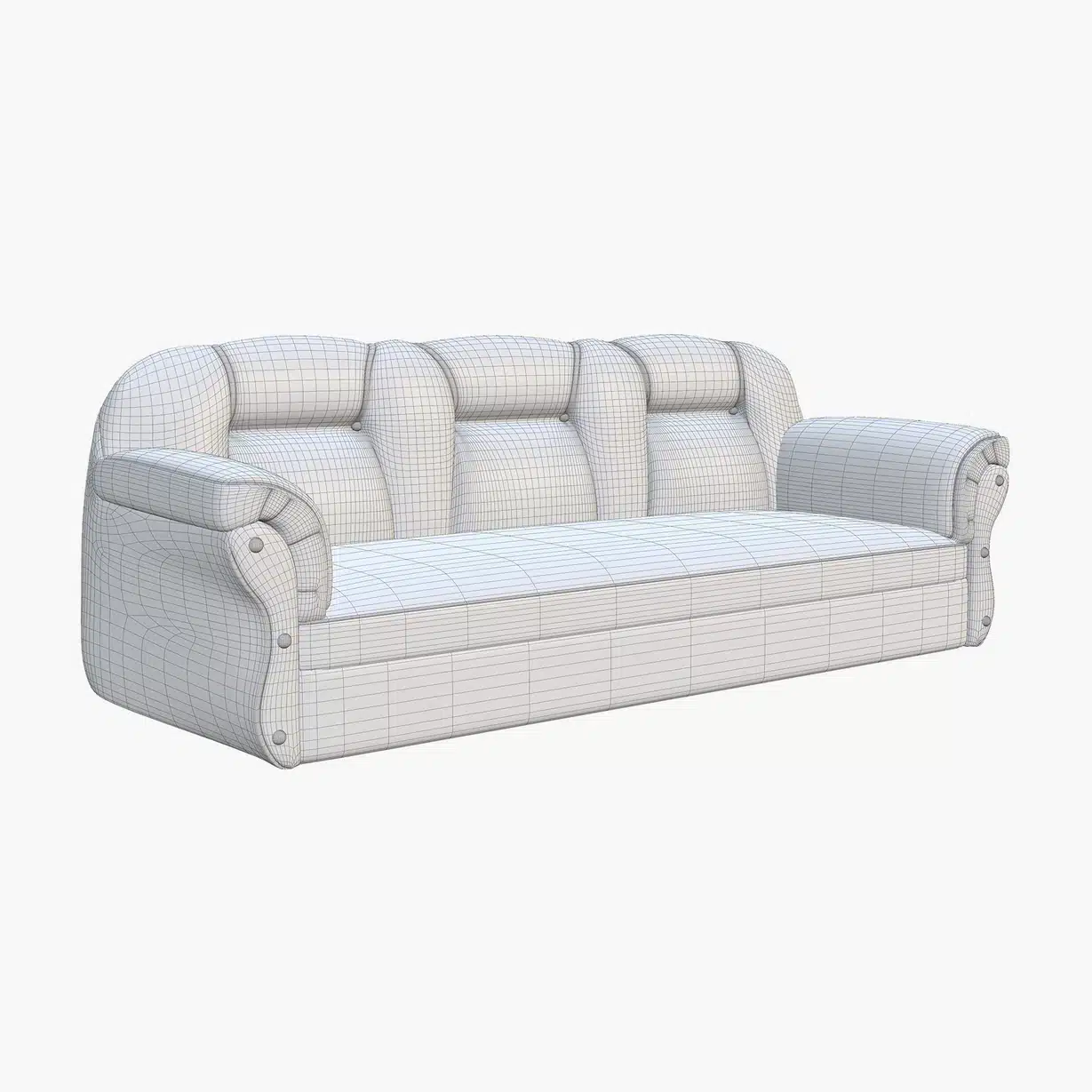 Leather Sofa 3D Model - Image 16