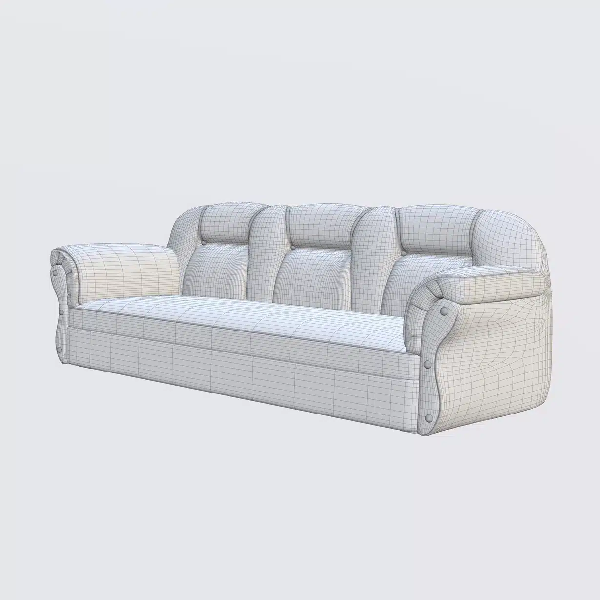 Leather Sofa 3D Model - Image 17