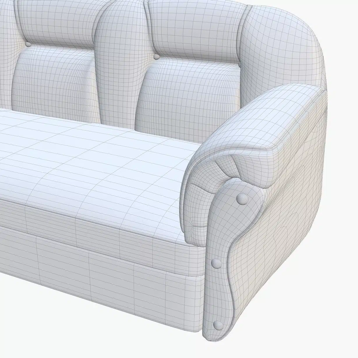 Leather Sofa 3D Model - Image 18