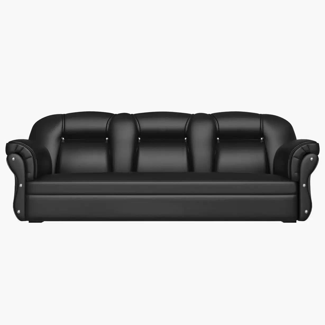 Leather Sofa 3D Model - Image 2