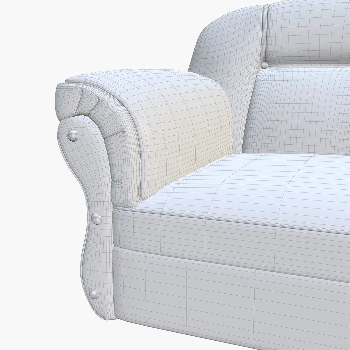 Leather Sofa 3D Model - Image 20