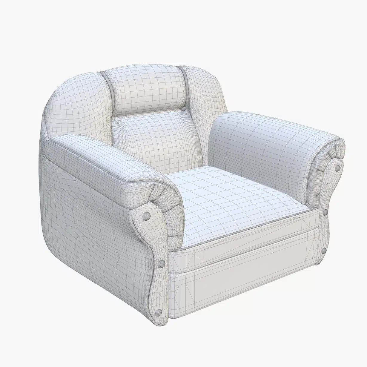 Leather Sofa 3D Model - Image 22