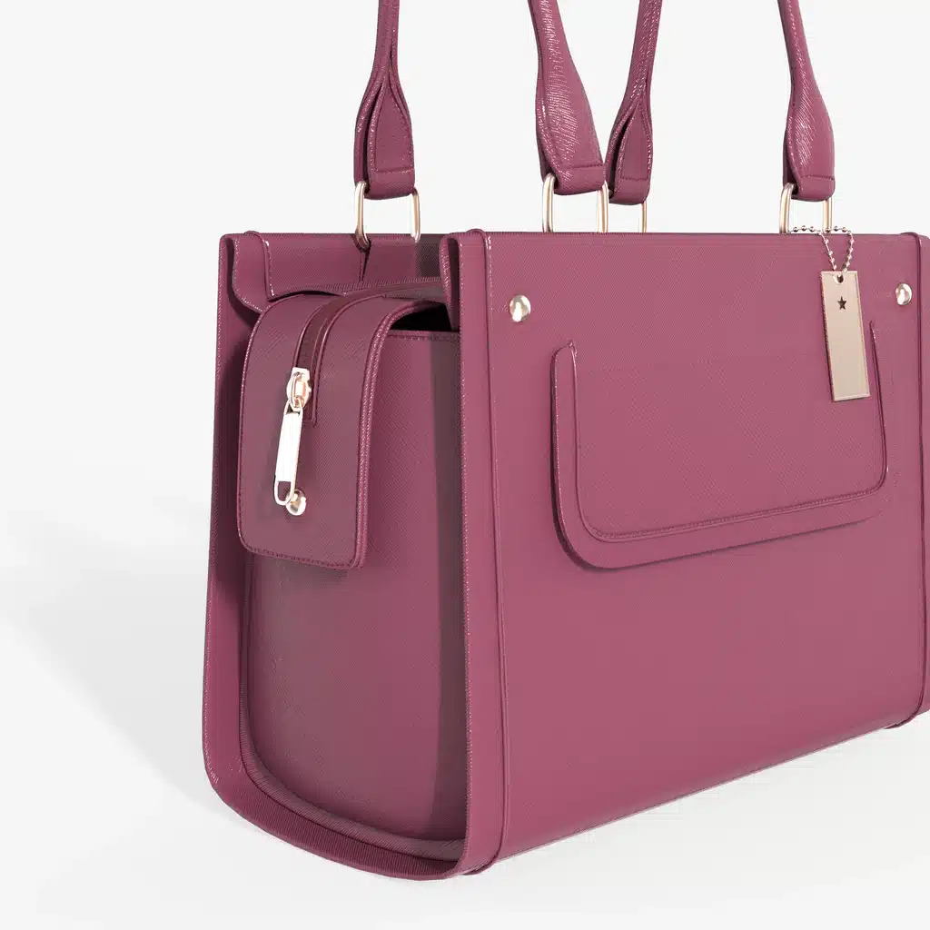 Leather Women Handbag 3D Model - Image 5
