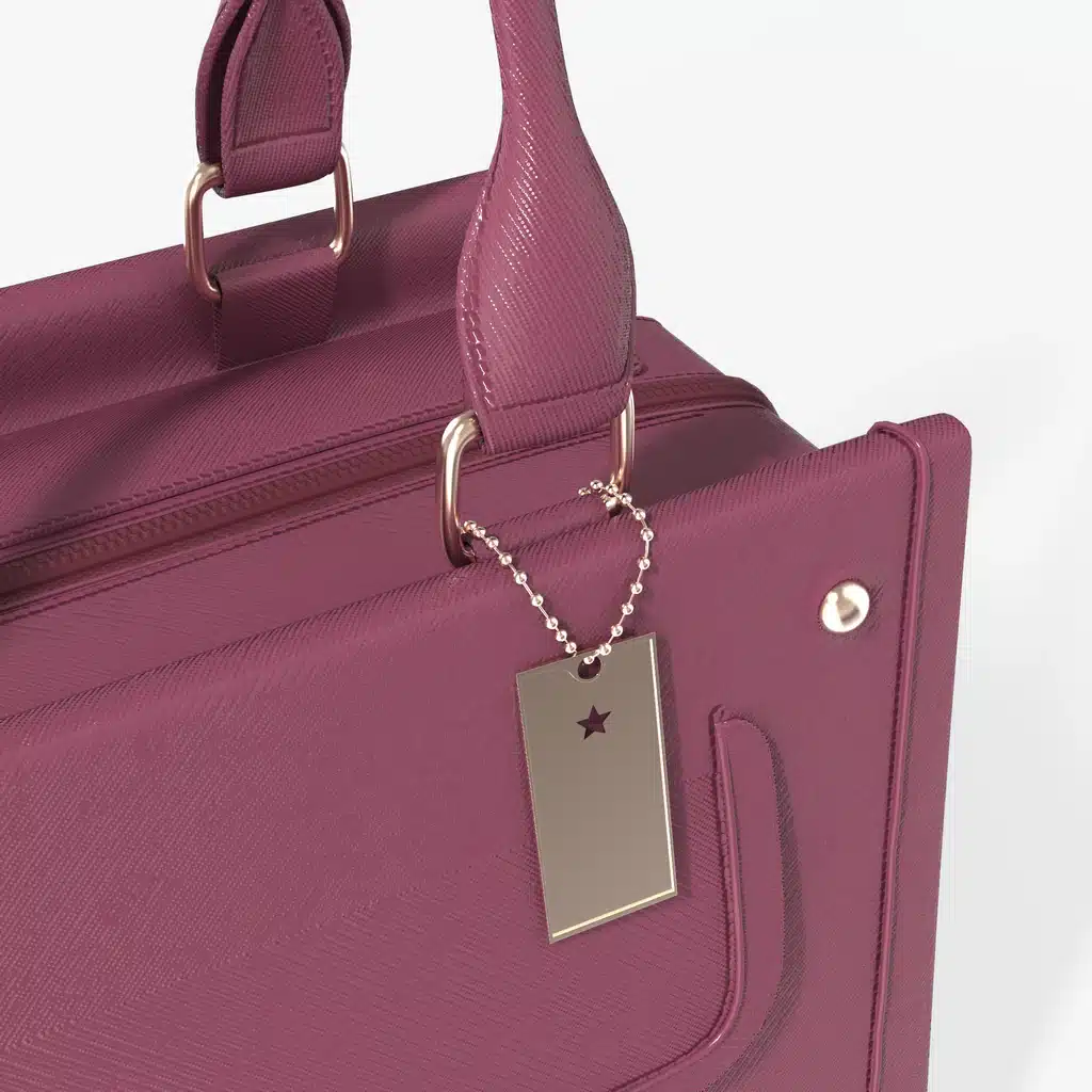 Leather Women Handbag 3D Model - Image 7