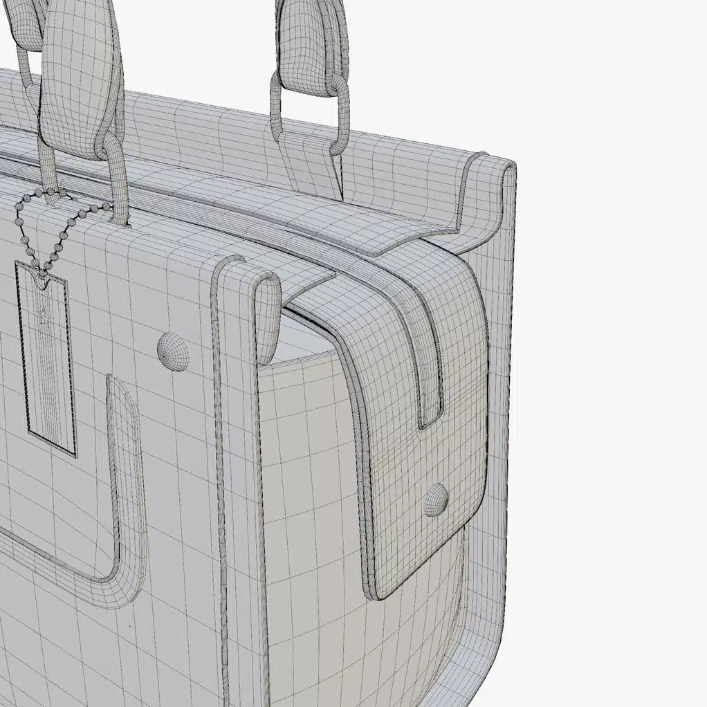 Leather Women Handbag 3D Model - Image 14