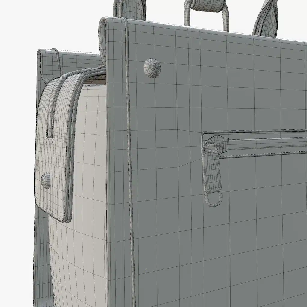 Leather Women Handbag 3D Model - Image 11