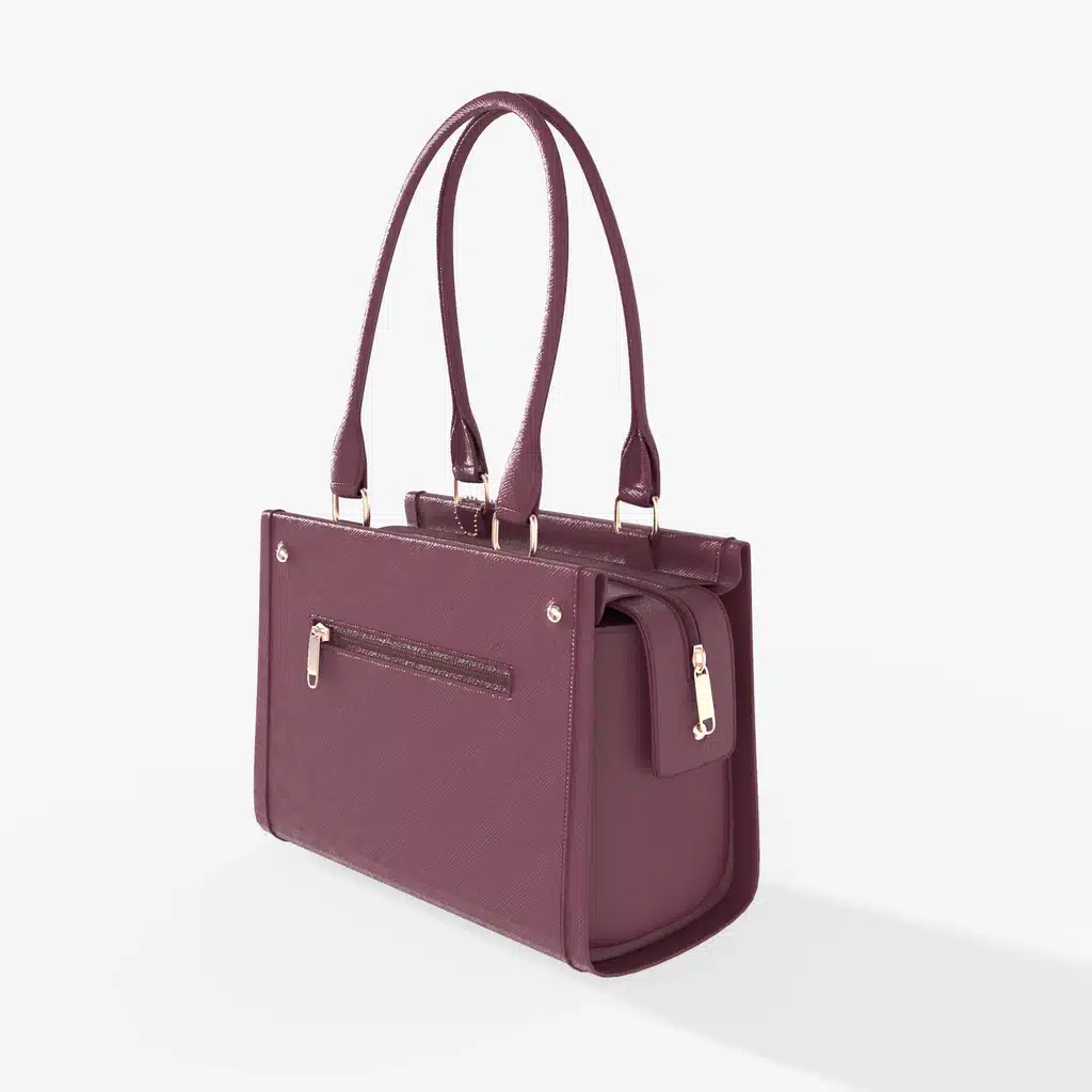 Leather Women Handbag 3D Model - Image 3