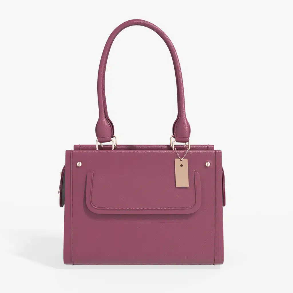 Leather Women Handbag 3D Model - Image 4