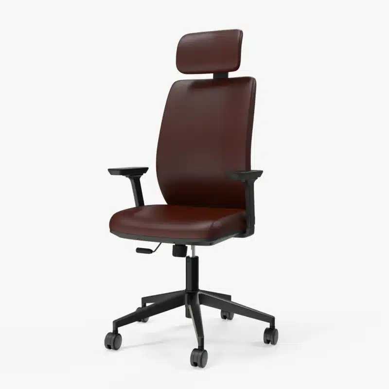 Office Chair with Headrest 3D Model