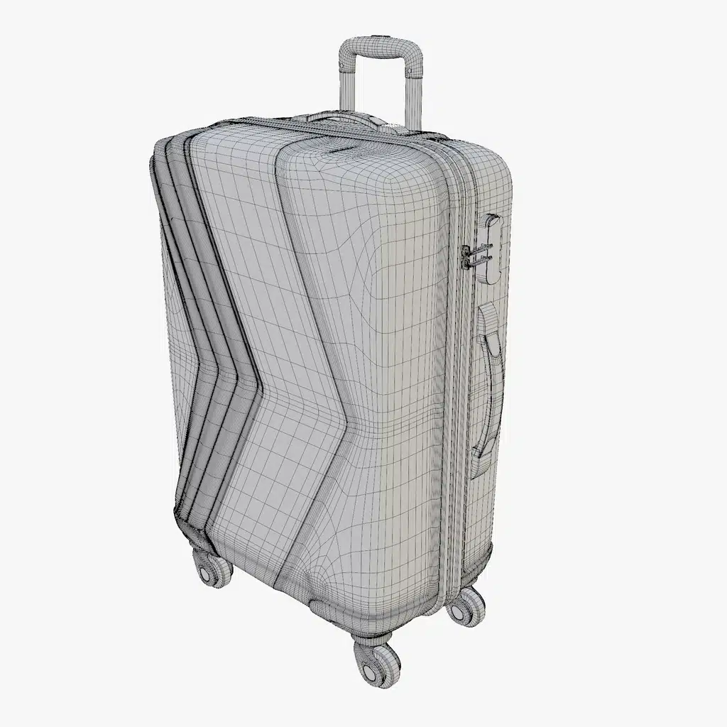 Roller Suitcase 3D Model - Image 12