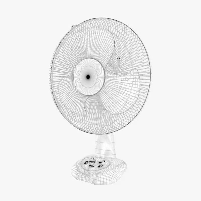 Table Fan 3D Model Download