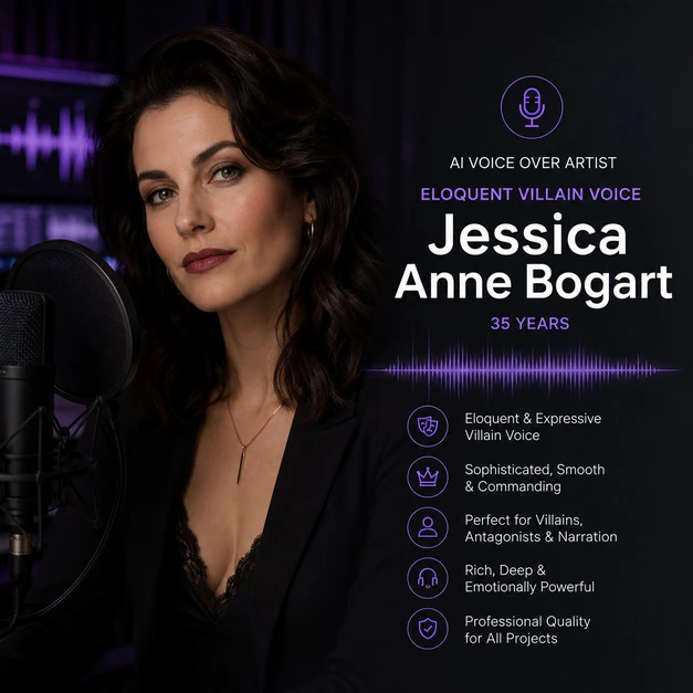 Eloquent and expressive AI voice suited for storytelling, cinematic narration, dramatic scripts, and presentations.