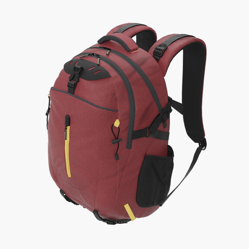 Adventure Travel Backpack 3D Model