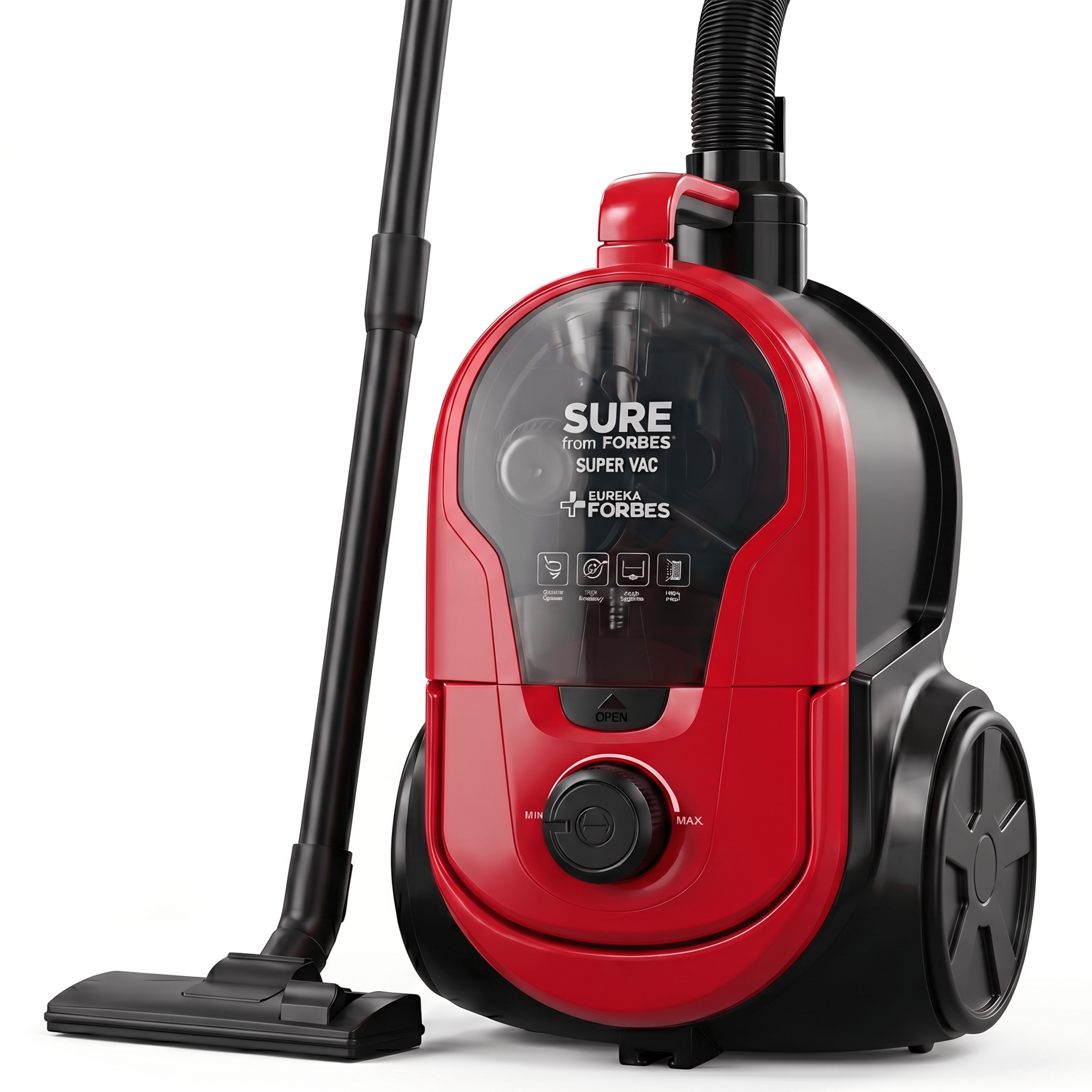Canister Vacuum Cleaner 3D Model