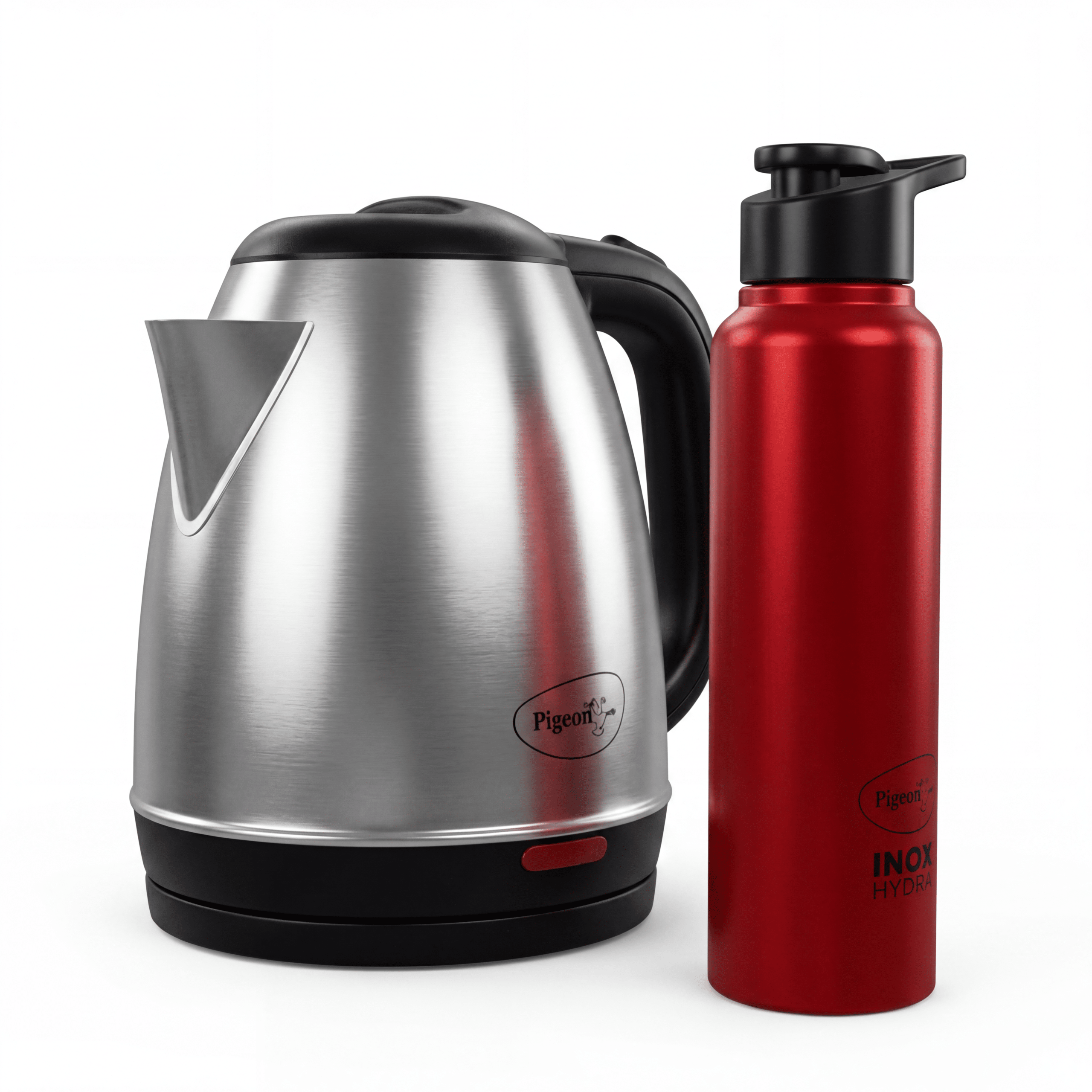 Electric Kettle and Water Bottle Set 3D Model