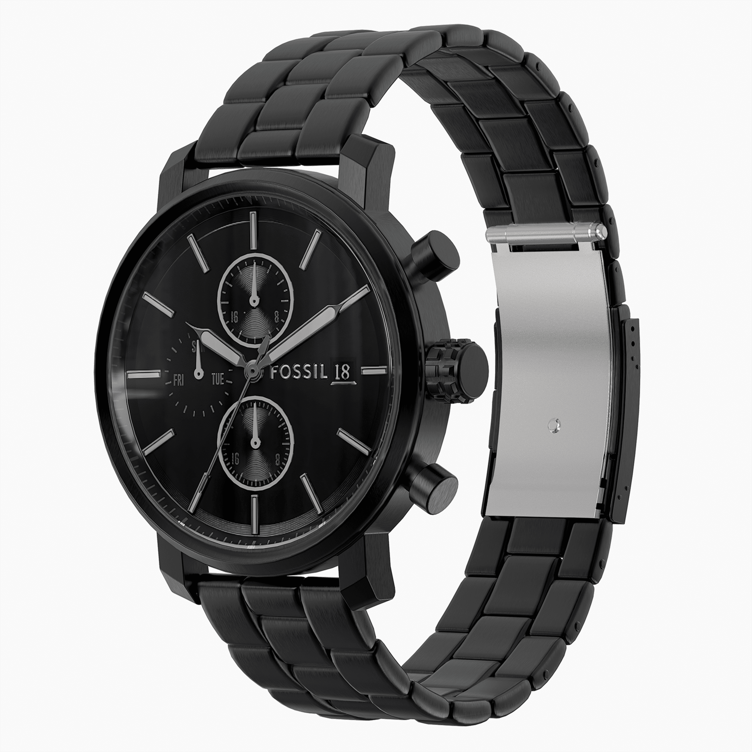 Fossil Chronograph Watch 3D Model