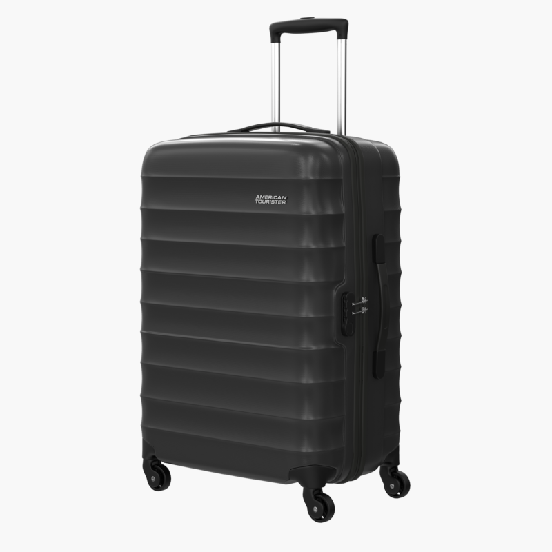 Hard Shell Trolley Suitcase 3D Model