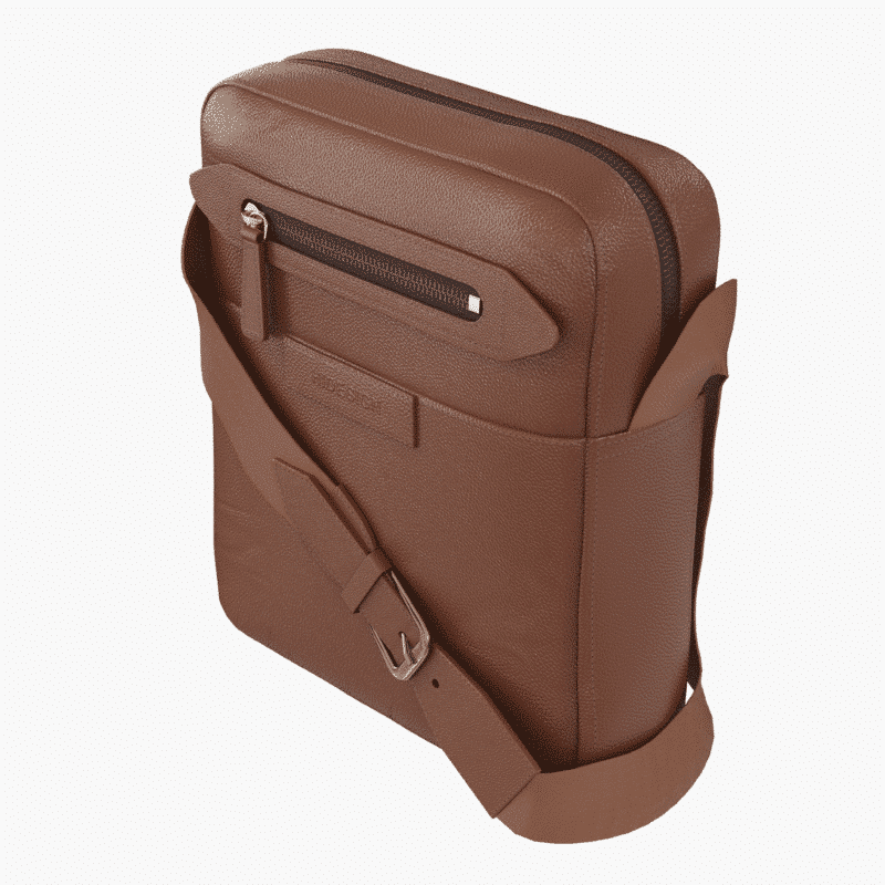 Hidesign Brown Leather Sling Bag 3D Model