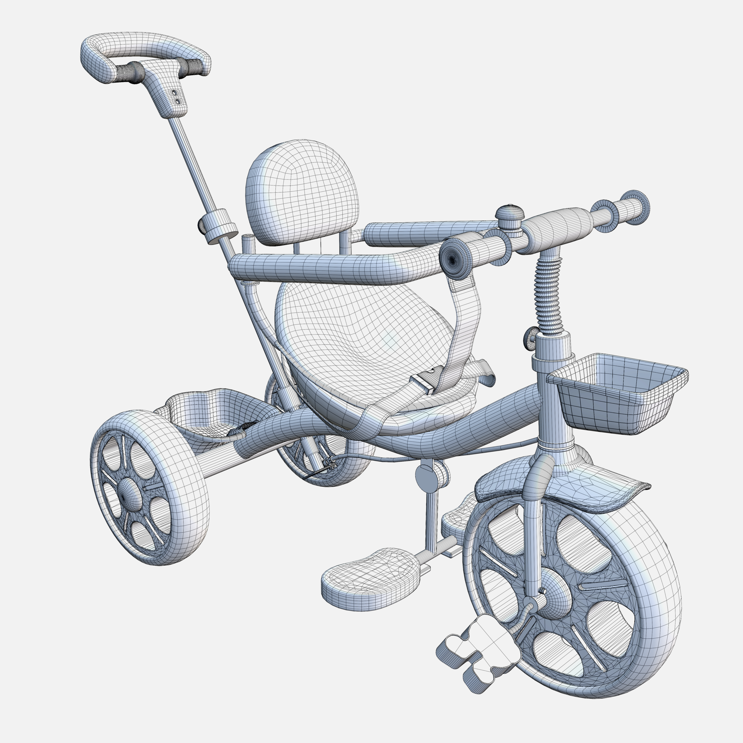 Kids Tricycle 3D Model - Image 16