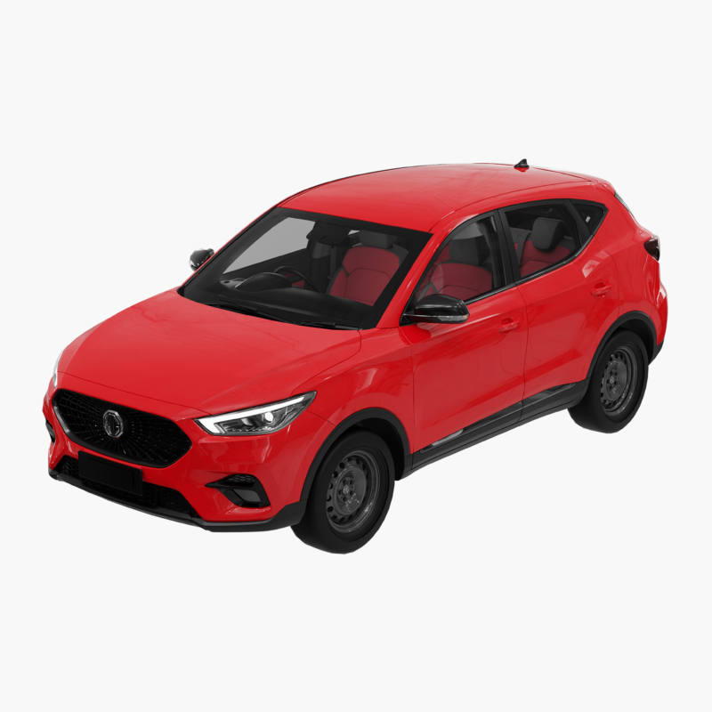MG Red SUV 3D Model