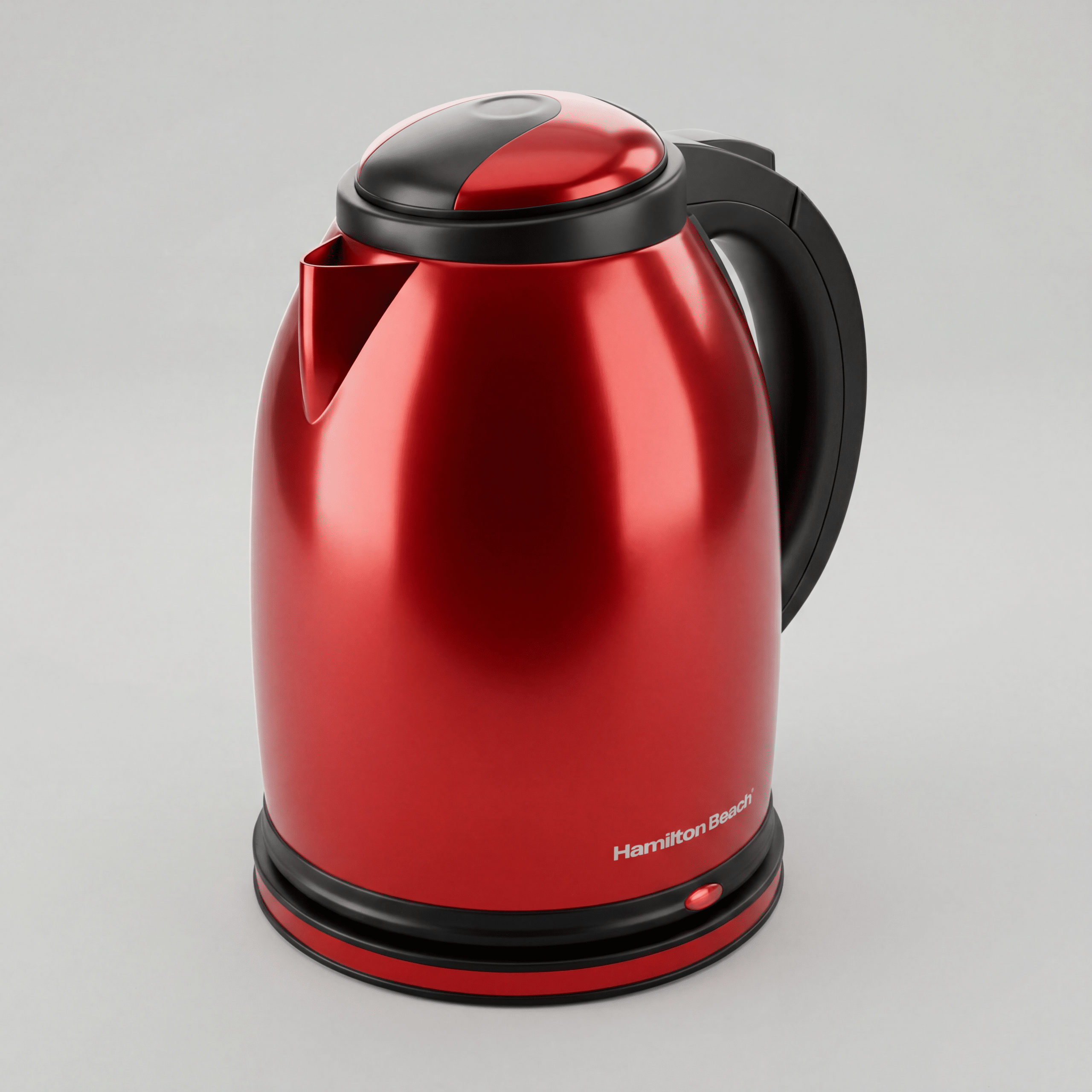 Red Electric Kettle 3D Model