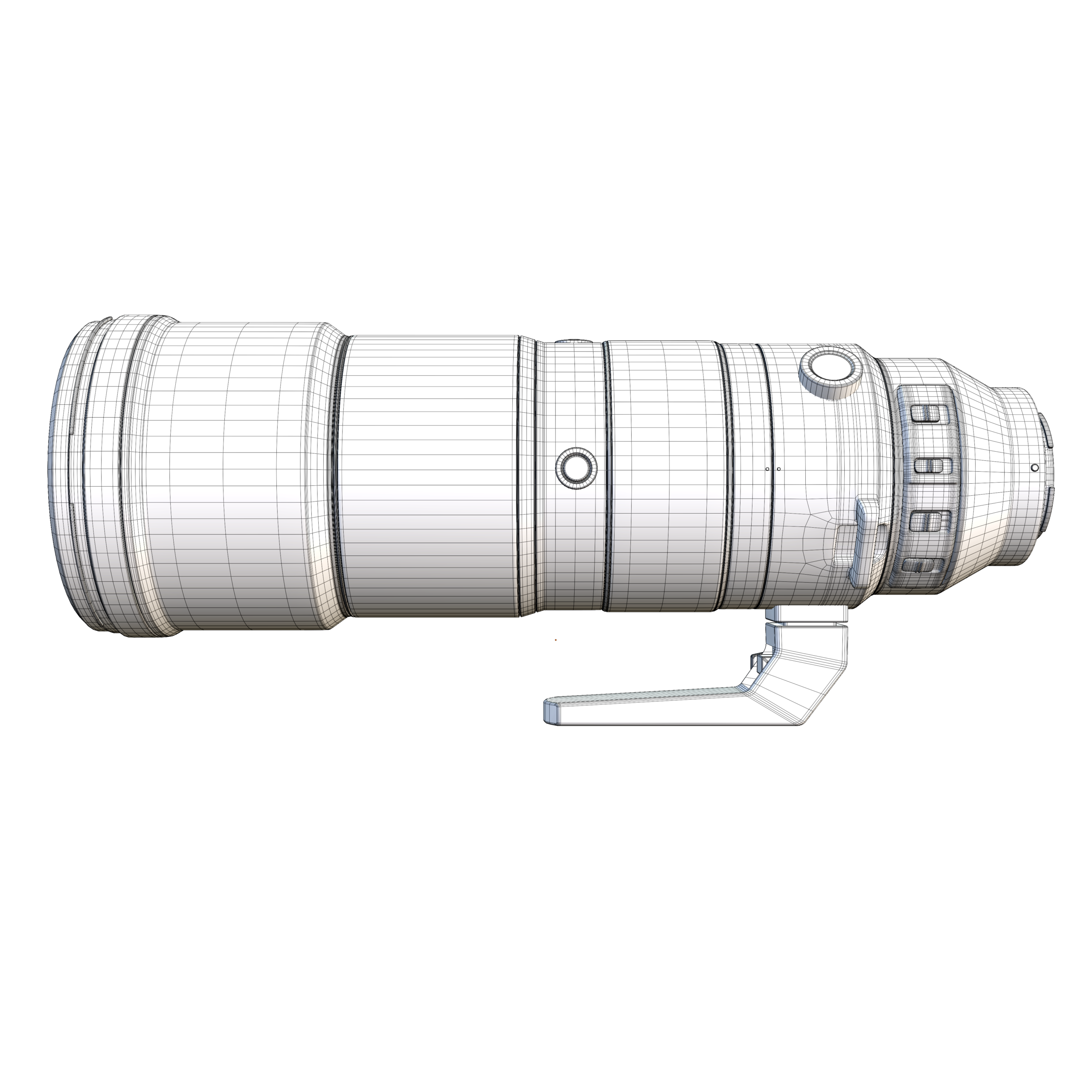 Sony FE 200-600mm Telephoto Lens 3D Model - Image 14