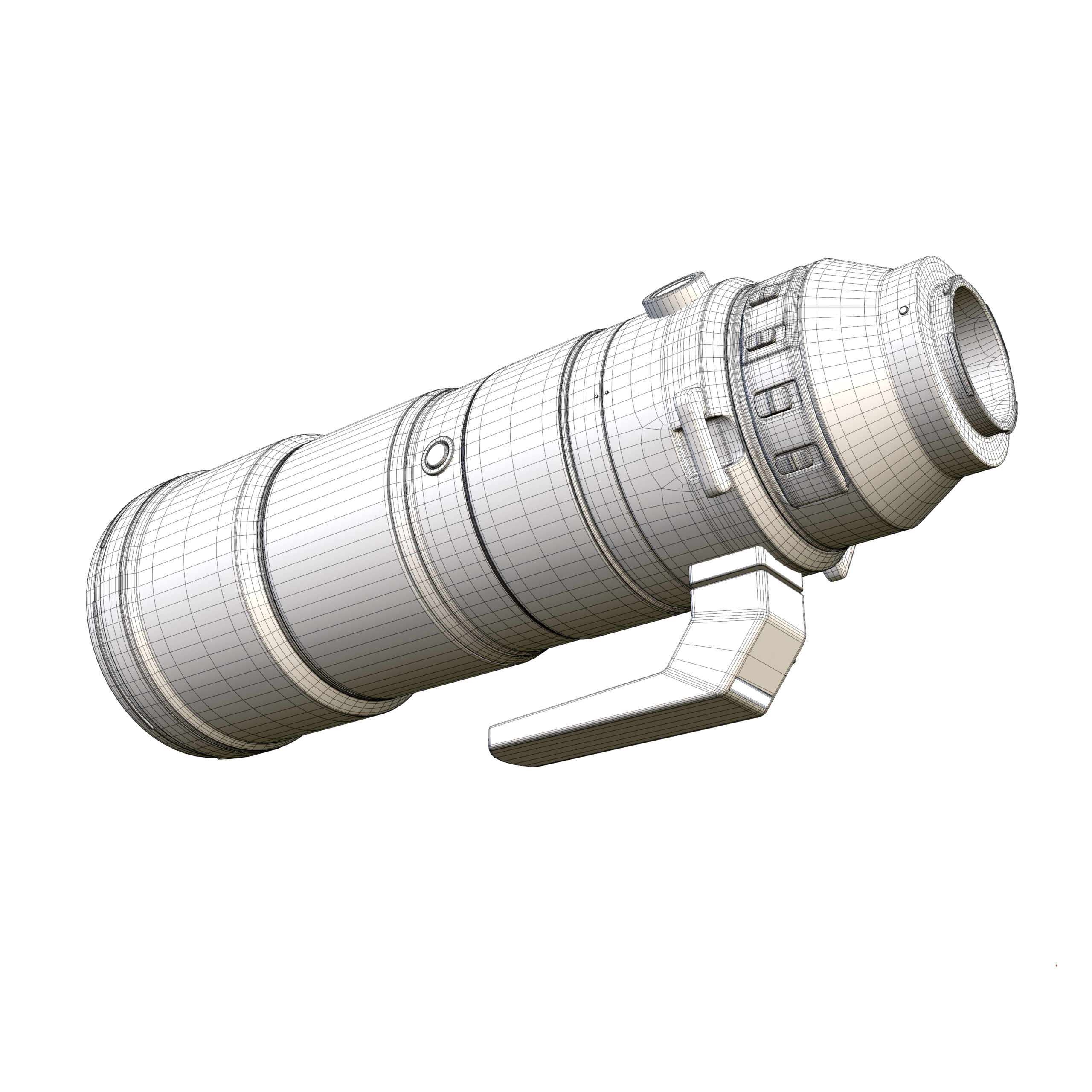 Sony FE 200-600mm Telephoto Lens 3D Model - Image 23