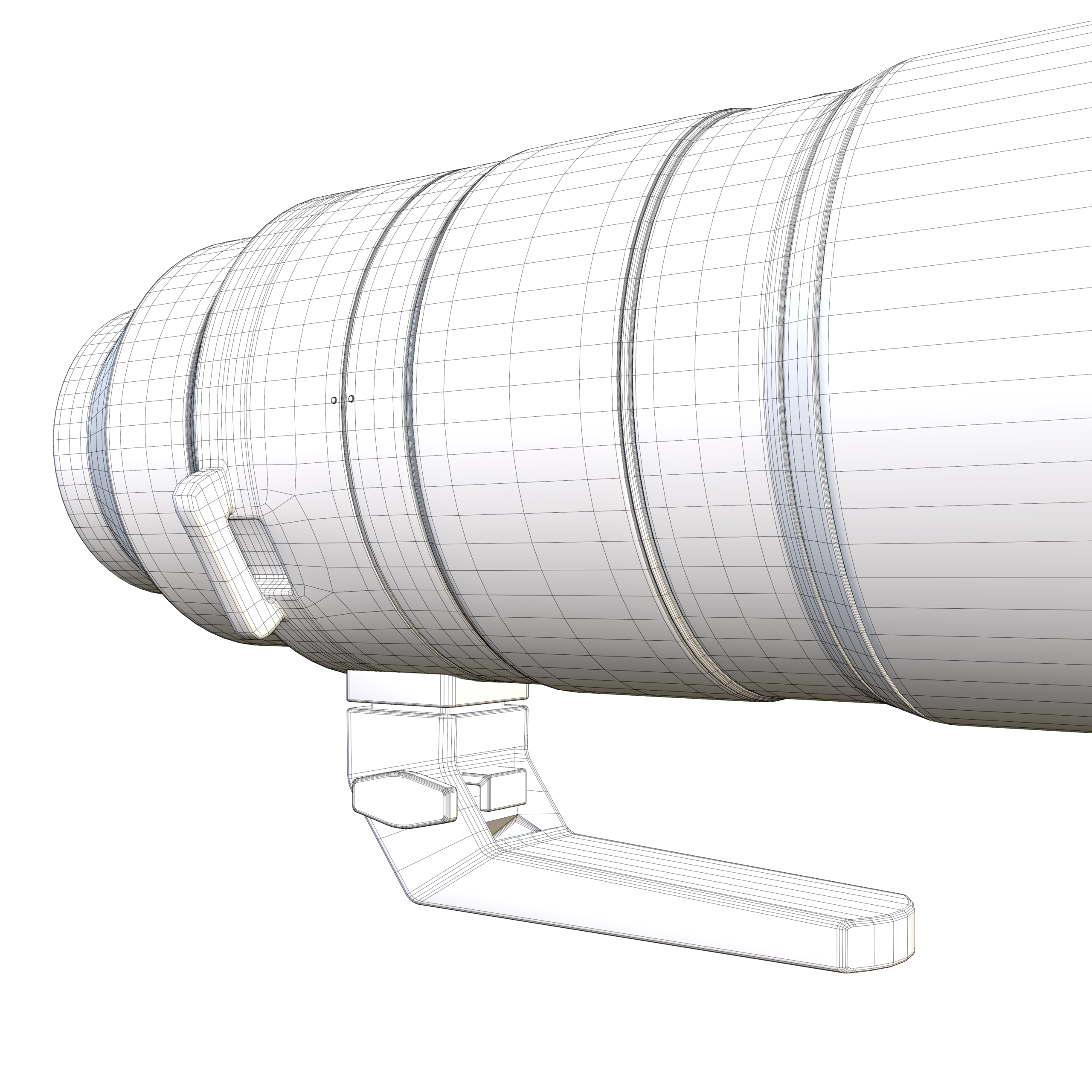 Sony FE 200-600mm Telephoto Lens 3D Model - Image 21