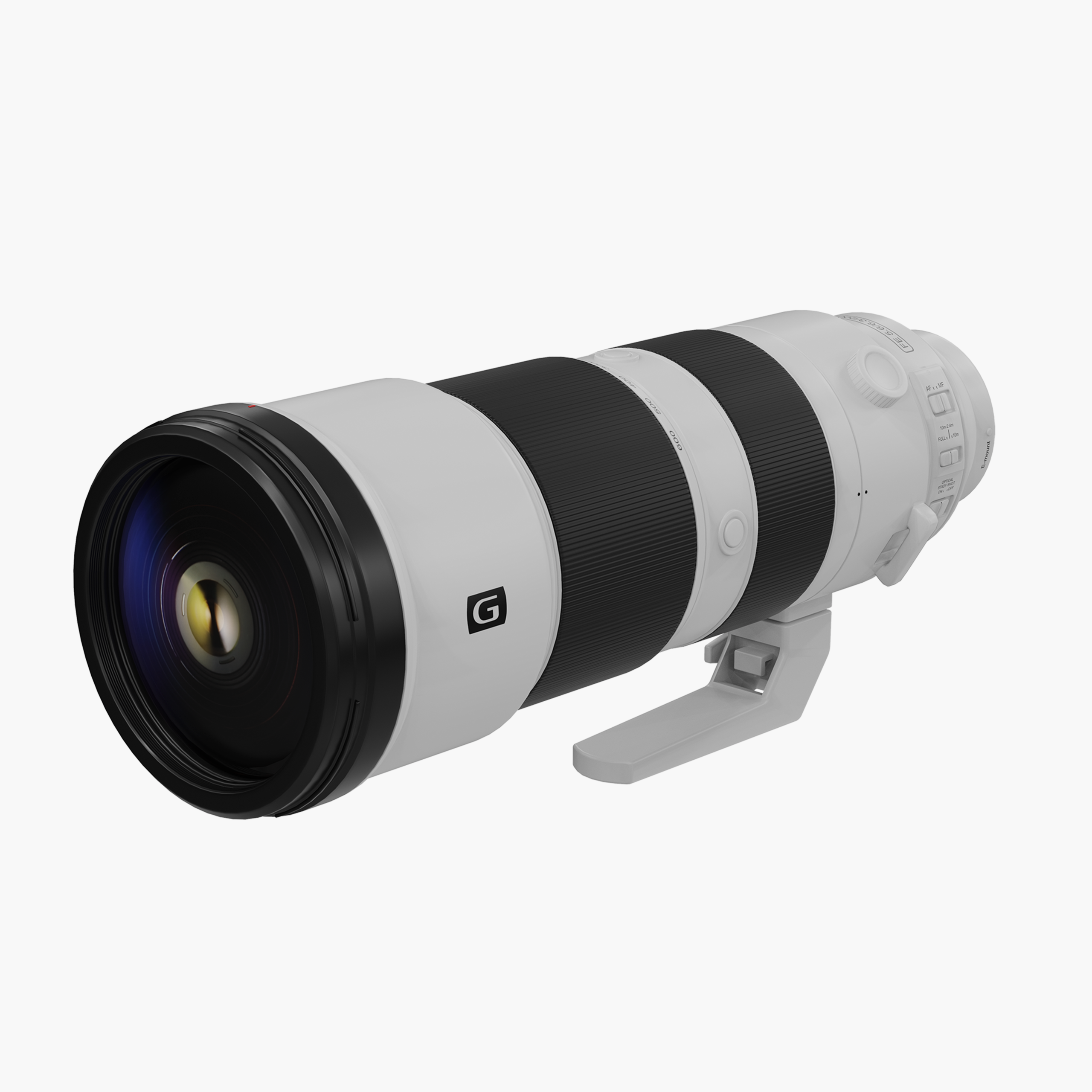 Sony FE 200-600mm Telephoto Lens 3D Model
