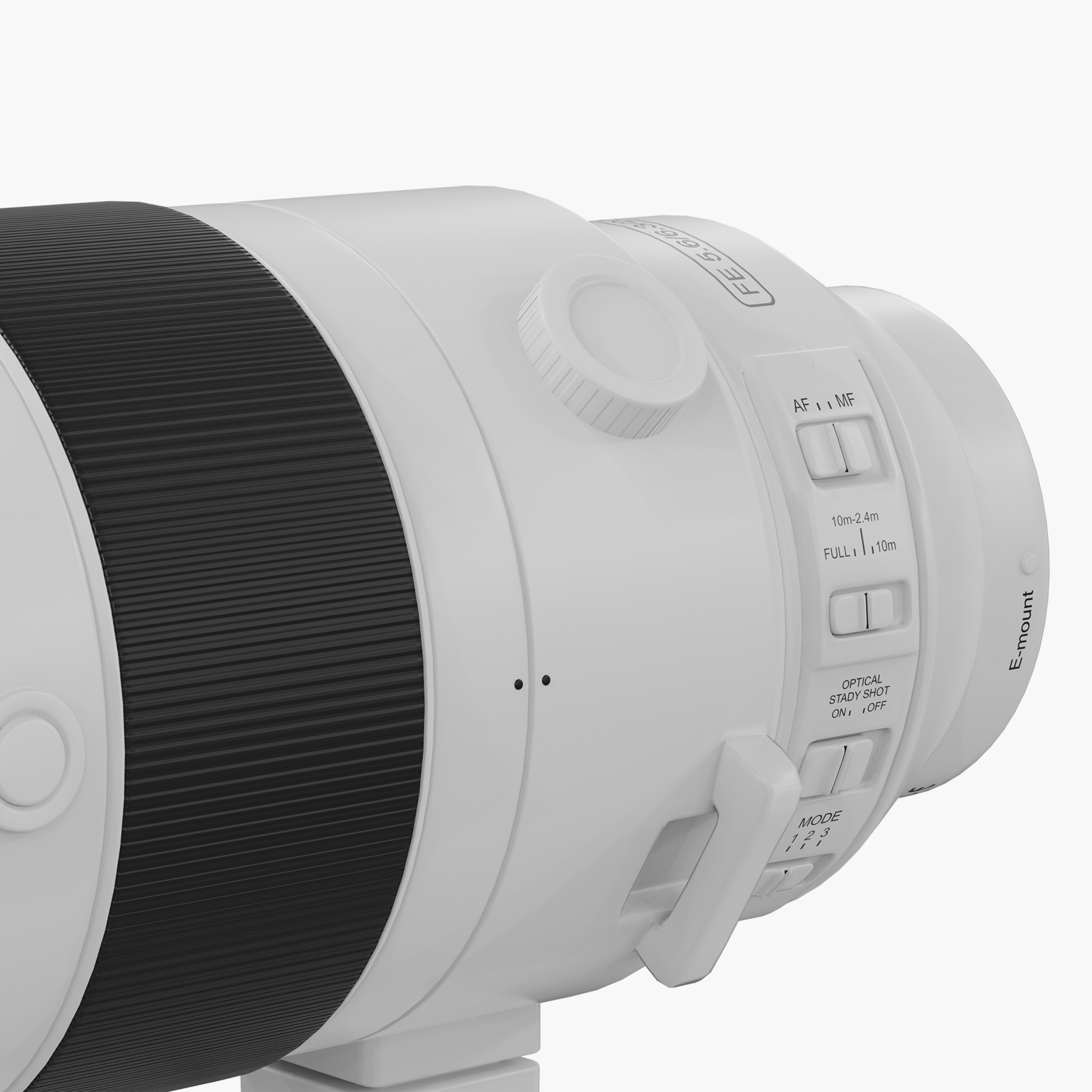 Sony FE 200-600mm Telephoto Lens 3D Model - Image 6