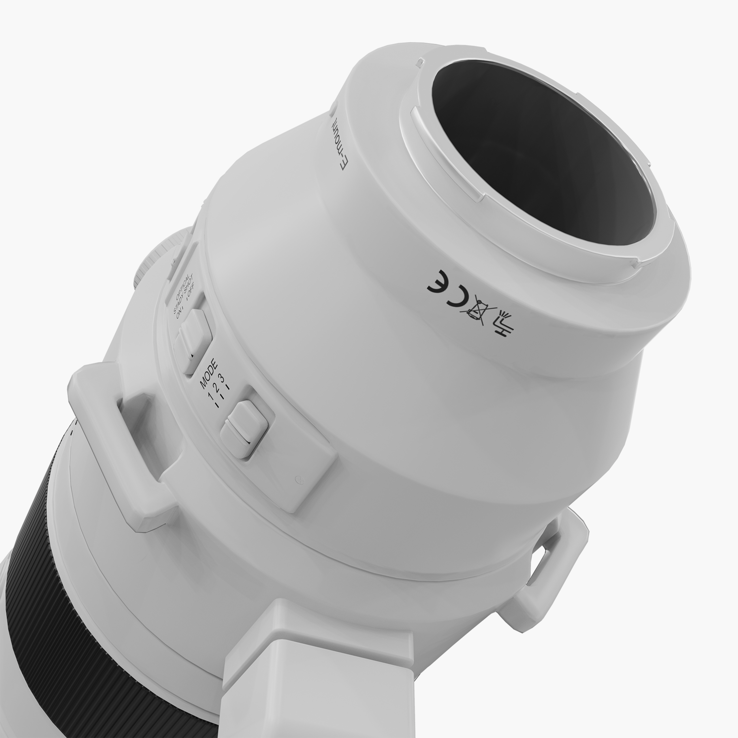 Sony FE 200-600mm Telephoto Lens 3D Model - Image 9
