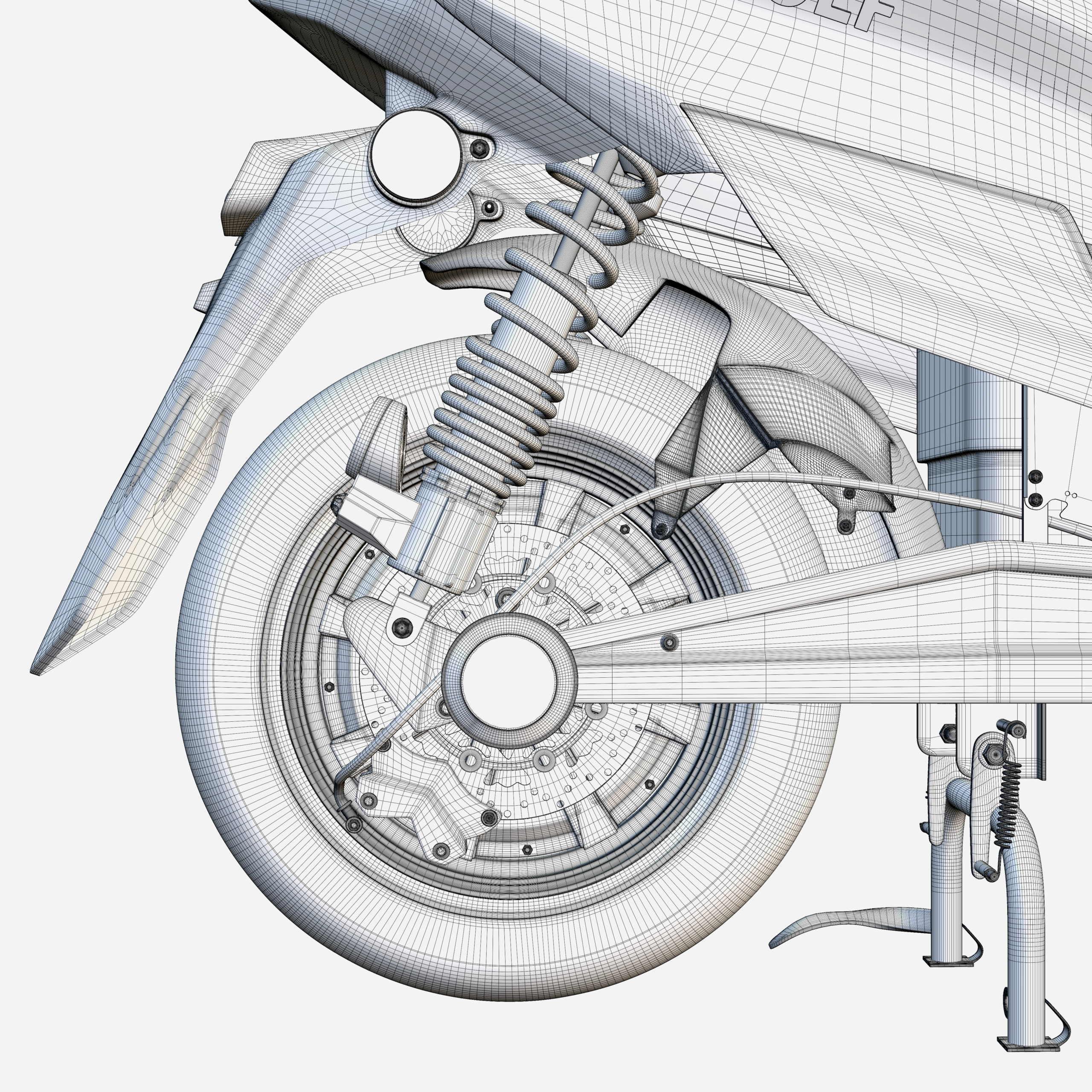 Werewolf Electric Scooter 3D Model - Image 13