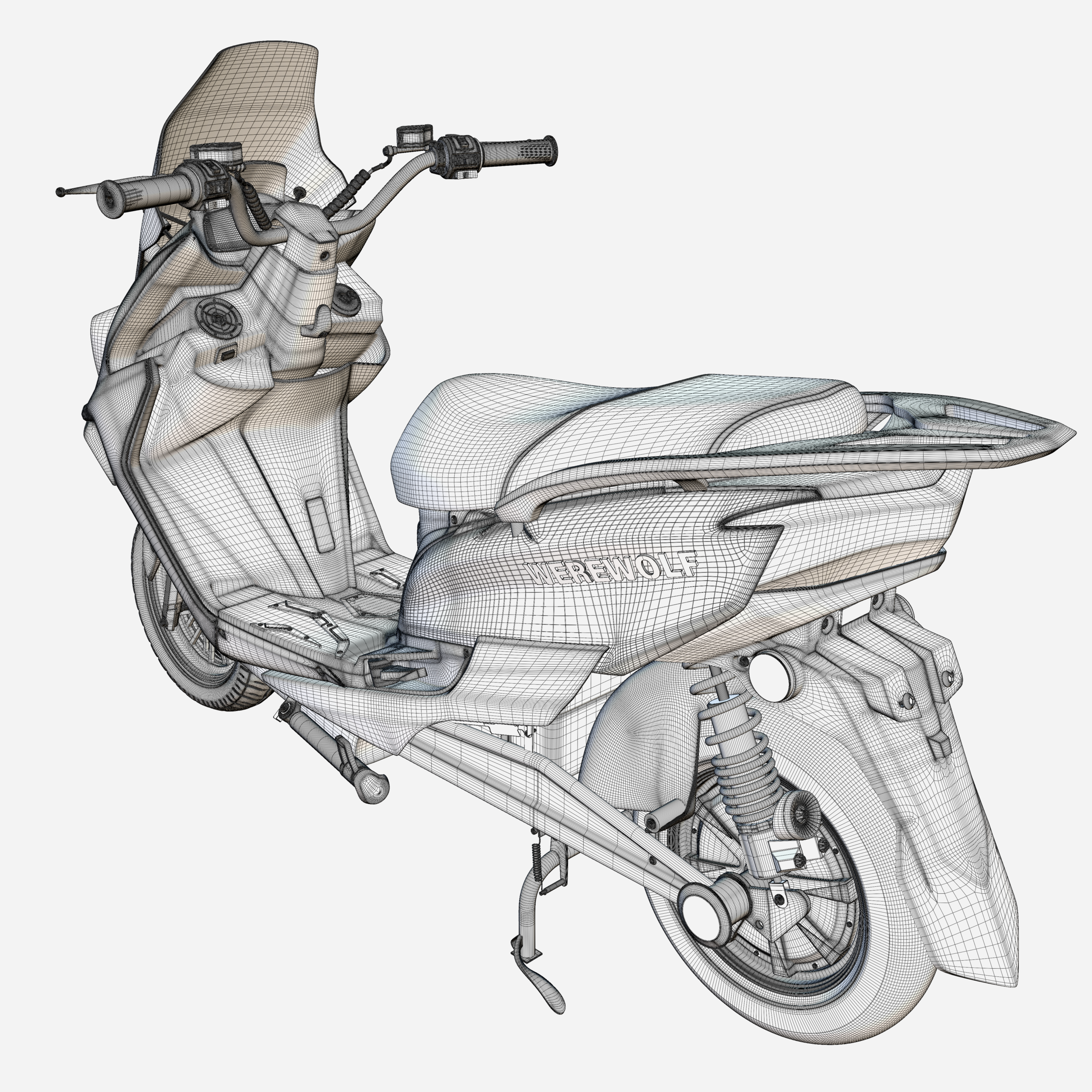 Werewolf Electric Scooter 3D Model - Image 18