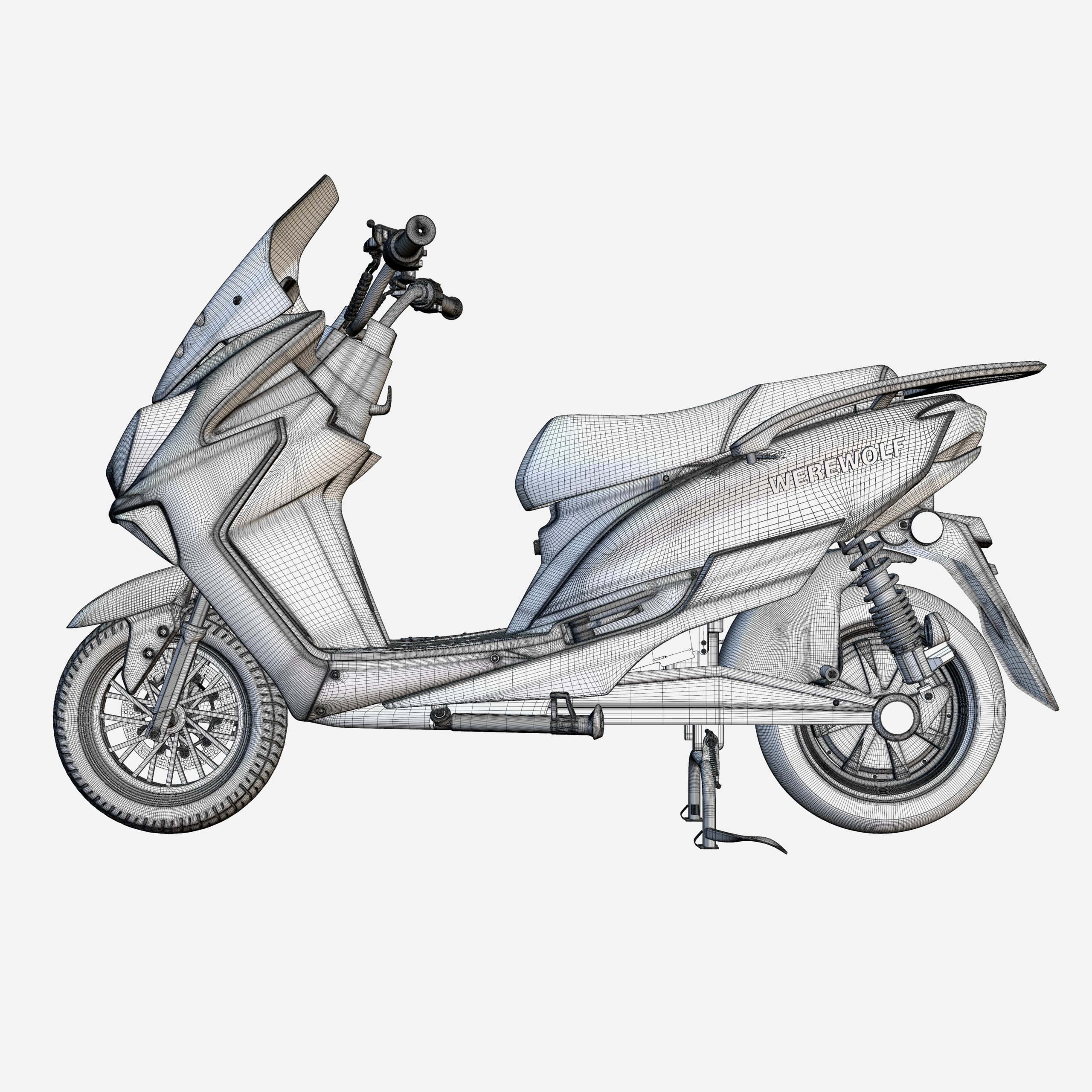 Werewolf Electric Scooter 3D Model - Image 20